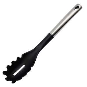 Hot Sell Stainless Handle Nylon Cooking Kitchen <strong>Spaghetti</strong> <strong>Spoon</strong> - Product Image 5