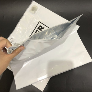 Custom opaco pizzico n scivolo bambino pianura resistente biodegradabili mylar di uscita sacchetti di tenuta sacchetto di plastica medica - Product Image 2