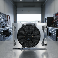 Radiateur en aluminium AN16 personnalisé le plus récent, adapté aux E30/E36/E46 (325i/323i/320i) 62 mm