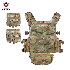 Chaleco Táctico de Liberación Rápida con Sistema MOLLE, Talla Completa, con Cinturón Ajustable y Bolsa Desmontable para Caza - Product Image 1