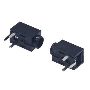 Conector Hembra PJ-210E de 2.5mm para Audio, Montaje Horizontal de 3 Pines, Diseño de Perfil Bajo con Carcasa Completamente de Plástico - Product Image 5