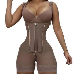 Vêtement de compression sans couture Columbia en gros, body sculptant avec élasthanne/nylon, contrôle du ventre, séchage rapide et tissu tricoté - Product Image 2