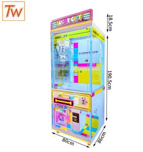 Machine d'arcade grue à pinces commerciale à monnayeur, grande machine de jeu de grue pour divertissement et distribution de prix en centre commercial - Product Image 3