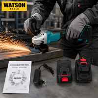 Kit de meuleuse d'angle sans fil professionnelle, meuleuse électrique à batterie au lithium pour la découpe et le polissage des surfaces en atelier