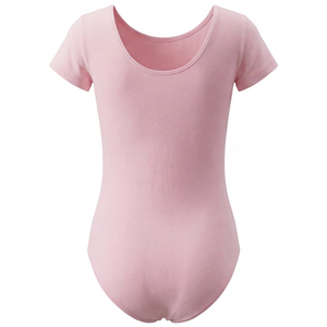 Leotardo <span class=keywords><strong>de</strong></span> <span class=keywords><strong>Ballet</strong></span> Personalizado al por Mayor <span class=keywords><strong>para</strong></span> <span class=keywords><strong>Adultos</strong></span>, <span class=keywords><strong>de</strong></span> Algodón y Elastano Rosa, Cuello Redondo, Manga Corta, Absorbente <span class=keywords><strong>de</strong></span> Sudor, Cómodo <span class=keywords><strong>para</strong></span> Entrenamiento <span class=keywords><strong>de</strong></span> Danza - Product Image 3