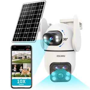 امن المنزل HD 4G-إنذار للرؤية الليلية يتتبع حركة PTZ بااتجاهين صوت رصاصة - Product Image 2