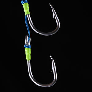 SUPERIORFISHING-Crochet à <span class=keywords><strong>triple</strong></span> assistance, jupe de calmar, pieuvre, acier inoxydable, antirouille - Product Image 5