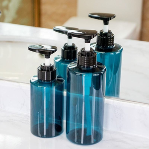 ขวดพลาสติก PET ขนาด 300 มล. 500 มล. พร้อมหัวปั๊มสำหรับโลชั่น ผลิตภัณฑ์ดูแลผิว ครีมอาบน้ำ บรรจุภัณฑ์เครื่องสำอาง - Product Image 5