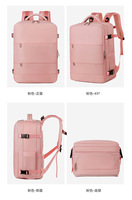 Sac de voyage antivol en polyester Oxford grande capacité, étanche, avec port USB, fermeture éclair, coussin d'air et compression sous vide – Stock limité à prix réduit