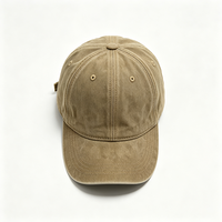 Gorra de Béisbol Vintage de Algodón Lavado, Estilo Dad Hat, Visera Curva, Sin Estructura, con Logotipo Bordado Personalizado, para Hombre y Mujer, Uso Diario