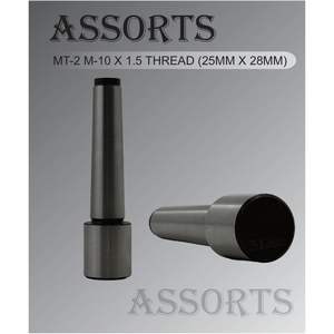 Assortiment de tiges de fixation MT2 M10 x 1,5, filetage 25 x 28 mm, brillantes, non revêtues, pour fraisage, tournage et perçage - Product Image 2