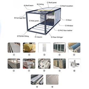 CY Dễ dàng cài đặt 20ft sẵn sàng thực hiện prefab mô-đun văn phòng nhà di động hộp sống đúc sẵn nhà <span class=keywords><strong>Container</strong></span> có thể tháo rời - Product Image 4