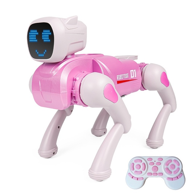 2.4G Electric Simulation Intelligent Robot Mobile APP Remote Control 50m Stunt Dog Toy Educational Children's Programming Toy
