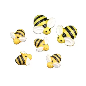 20mm 30mm sevimli mini boy dekoratif düz geri reçine bal arısı