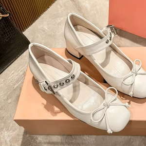 Sandalias de Tacón Alto con Punta Abierta Mius, Moda de Verano para Damas, Estilo Retro Casual, Colección de Lujo Nueva al por Mayor - Product Image 1