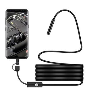 1080P 5.5mm lentille câble dur étanche voiture égout Inspection <span class=keywords><strong>endoscope</strong></span> Mini <span class=keywords><strong>endoscope</strong></span> caméra pour IOS Android 1-3M - Product Image 1