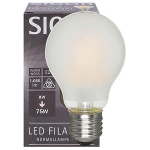 LED-filament-Lampe, AGL-Form, Matt, E27, 2700K, 8,5W (75W), 1.055 LM (9019601230) - Product Image 1