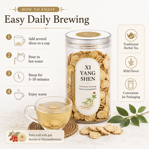 Tranches de Ginseng Américain // Boisson aux Herbes, Complément Alimentaire à Base de Plantes, Thé Herbal Nourrissant - Product Image 3
