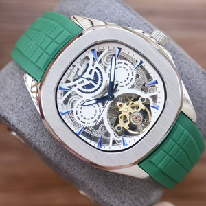 Reloj Mecánico de Alta Gama, Diseño Original en Acero Inoxidable, con Correa Elegante, Pateks - Product Image 6