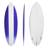 Planche de surf de haute qualité OEM en mousse PU et fibre de verre, planche courte pour le surf et les jeux aquatiques