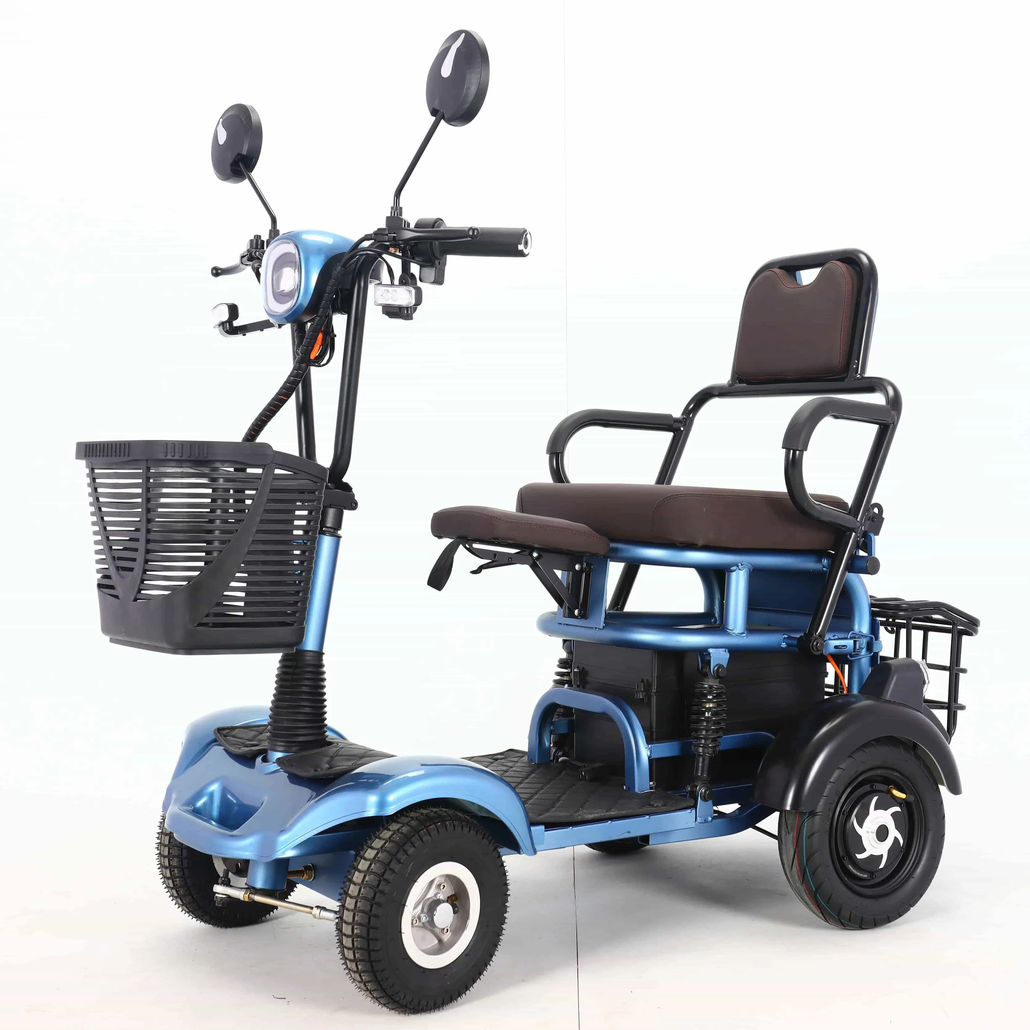 老人高齢者ヘッドライト用48V350W電動スクーター三輪車36Vトライクモーターサイクル1000ccリバースエレクトリック10kワットトライク