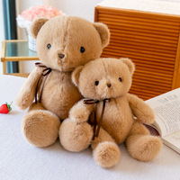 Offre Spéciale ruban arc ours en peluche Super doux géant taille humaine peluche poupée dormir Long oreiller pour la Saint-Valentin