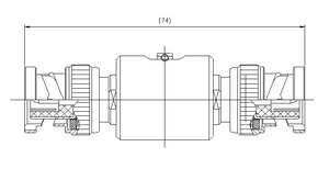 ตัวแปลง BNC ตัวผู้เป็น BNC ตัวผู้ 0-3 GHz อุปกรณ์ป้องกันไฟกระชากสำหรับกล้องวงจรปิดและการป้องกันสายสัญญาณ RF - Product Image 4