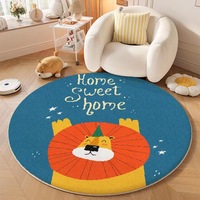 Tapis rond imprimé Animal mignon Offre Spéciale conçu doux bébé Tumbling ramper tapis mousse à mémoire de forme bas Pile bébé tapis de sol