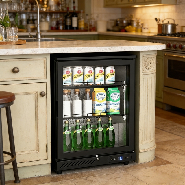 Beer Drink Cooler Beverage Soft Wine Showcase Display Cabinet Back Bar Fridge Small Glass Door Bottles Mini Small Refrigerator