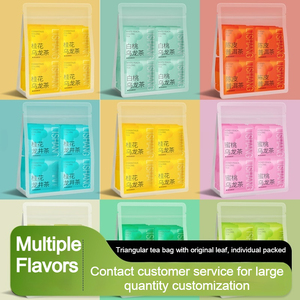 Sachets de thé triangulaires sans sucre 30g assortis, saveur Oolong Litchi, pour infusion à froid, idéal pour la restauration hôtelière de premier niveau et le thé au lait - Product Image 1