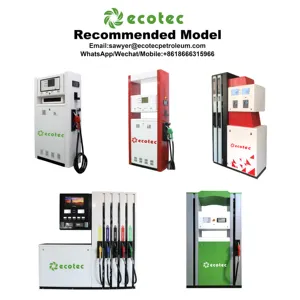 Ecotec 10 boquilla de estación de gasolina Diesel y dispensador de combustible precio para gasolina con tarjeta de identificación