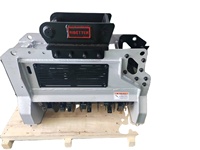 Tête de broyeur forestier hydraulique certifiée CE, compatible avec les excavateurs de 3 à 15 tonnes, CAT, Komatsu, Kubota