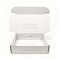 Boîtes en carton ondulé avec logo imprimé, boîtes d'emballage pour bougies, boîtes en carton pour l'expédition de pots de bougies, coffrets cadeaux de parfums d'intérieur