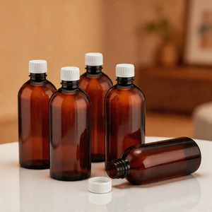 Precio al por Mayor, Botellas de Plástico PET de 500 ml de Gran Capacidad, Ligeras y Duraderas, con Impresión Personalizada, para Jarabe Oral, Suministro para Farmacias - Product Image 2