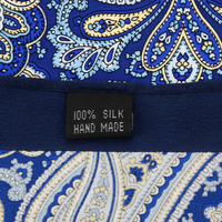 Foulard carré en soie à motif britannique pour homme et pochette de costume de mariage ou d'affaires, en stock, vente en gros