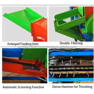 Machine à battre le maïs, le soja et le riz à moteur électrique multi-movables, haute productivité, capacité de 400-2000 kg/h pour usage domestique - Product Image 4
