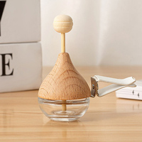 Diffuseur d'huiles essentielles 6ml bouteille de parfum aromathérapie désodorisant de voiture verre rechargeable mini bouteille de parfum de voiture