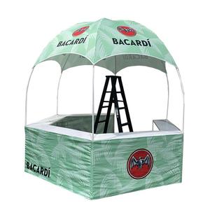 Tentes commerciales personnalisées de kiosque de dôme Tente d'auvent pop-up d'affaires de salon commercial avec la tente de <span class=keywords><strong>restaurant</strong></span> de texte de logo - Product Image 6