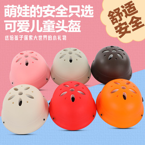 Casque en mousse pour enfants, blanc cassé, 8-10 aérations, casque de sécurité pour le cyclisme - Product Image 4