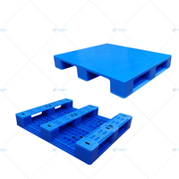 Palettes en plastique Euro à usage intensif de 1200x1000mm 3 canaux Entrée à 4 voies Barres en acier renforcé Palettes en plastique en option
