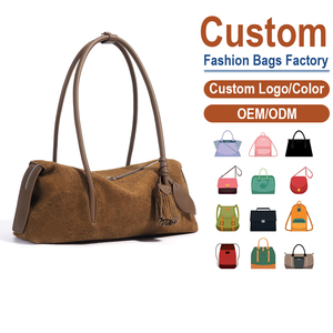 Sac Boston en daim de vachette au design unique, couleur caramel, sac sous le bras de qualité supérieure, sac à bandoulière vintage, personnalisation OEM - Product Image 1
