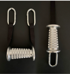 Mango de pecho de pájaro volador de aleación de aluminio para levantamiento de pesas, agarre de cuerda de cono con Clip para bíceps, rizo, tríceps, prensa metálica hacia abajo - Product Image 5