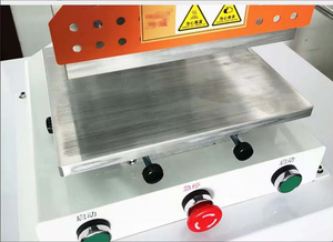 Đầy đủ-tự động loại truy cập khí nén Bronzing Máy da dập nổi Mark carton logo nhựa dập nóng - Product Image 4