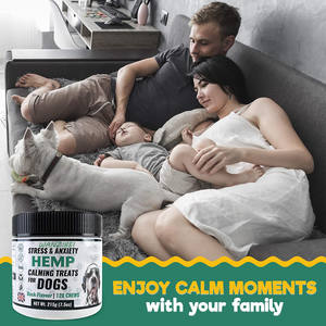 Alivio avanzado de ansiedad y estrés para perros, suplemento nutritivo para mascotas, con servicio OEM - Product Image 6