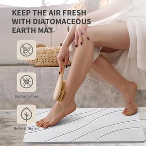 Tapis de bain antidérapant en pierre de diatomite super absorbante CF, tapis de salle de bain, tapis de sol pour chambres, tapis de porte, tapis antidérapant à séchage rapide - Product Image 4