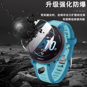 ป้องกันหน้าจอ 9H ป้องกันรอยขีดข่วนฟิล์ม<span class=keywords><strong>นาฬิกา</strong></span>กระจกนิรภัยฟิล์มสําหรับ <span class=keywords><strong>Garmin</strong></span> ตัวแทนต้นฉบับ 165/158/<span class=keywords><strong>55</strong></span>/220 - Product Image 4