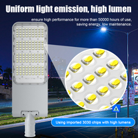 Lampadaire LED extérieur SMD3030 haute luminosité, étanche IP65, en aluminium, pour routes et autoroutes, 50W-300W, CRI95, garantie 5 ans