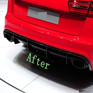 Il Tuning automatico parte il diffusore/labbro del paraurti posteriore di stile RS6 per <span class=keywords><strong>Audi</strong></span> <span class=keywords><strong>A6</strong></span> C7 2012 2013 <span class=keywords><strong>2014</strong></span> - Product Image 3