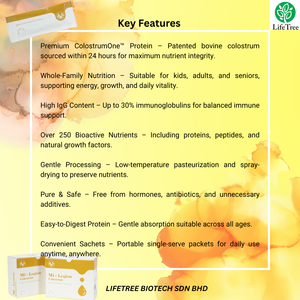 Vente chaude Mi-Legion Nutrition complète Lait Colostrum Protéines tout-en-un en un seul sachet Échantillon applicable à la commande - Product Image 3