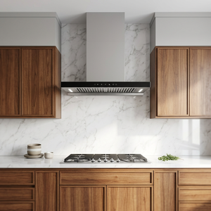 Hotte murale électrique en acier inoxydable avec commande tactile et éclairage LED pour cuisine d'hôtel - Product Image 2